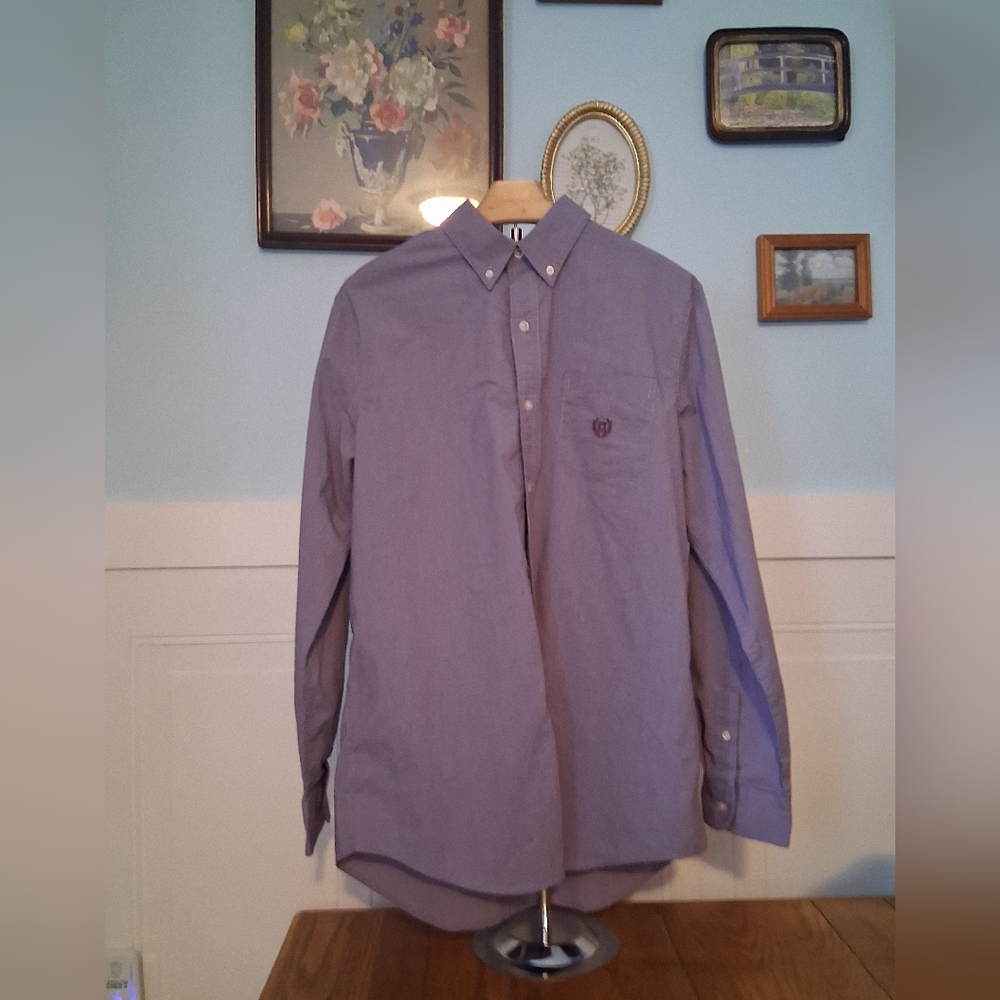 Purple Button-Up Shirt